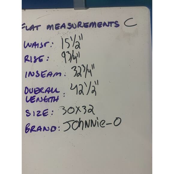 johnnie-o Atlas Men's Size 30x32 Lightweight Stretch 5-Pocket Pants Brand New - Picture 2 of 13